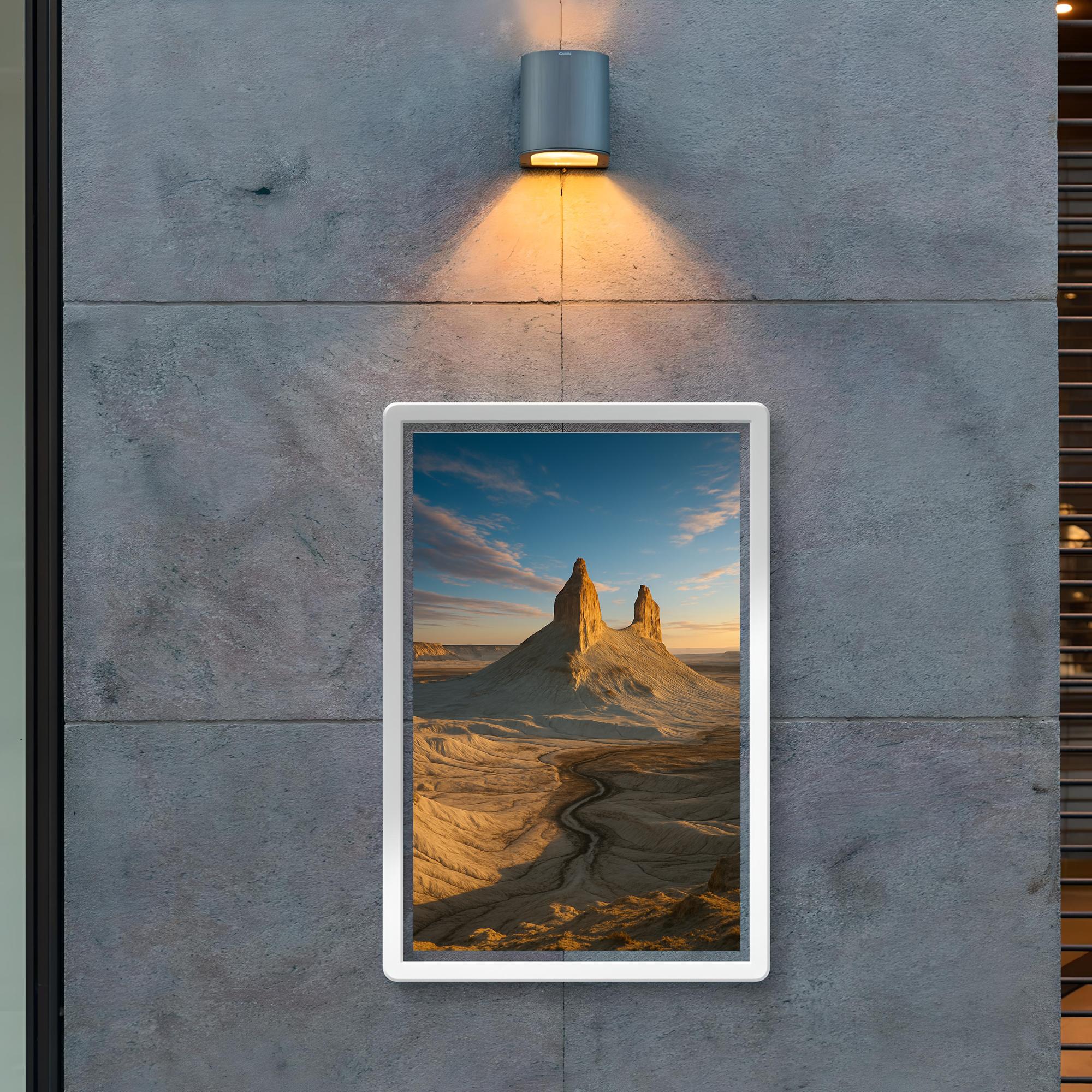 Boszhira Valley Ustyurt Plateau Kazakhstan poster 2