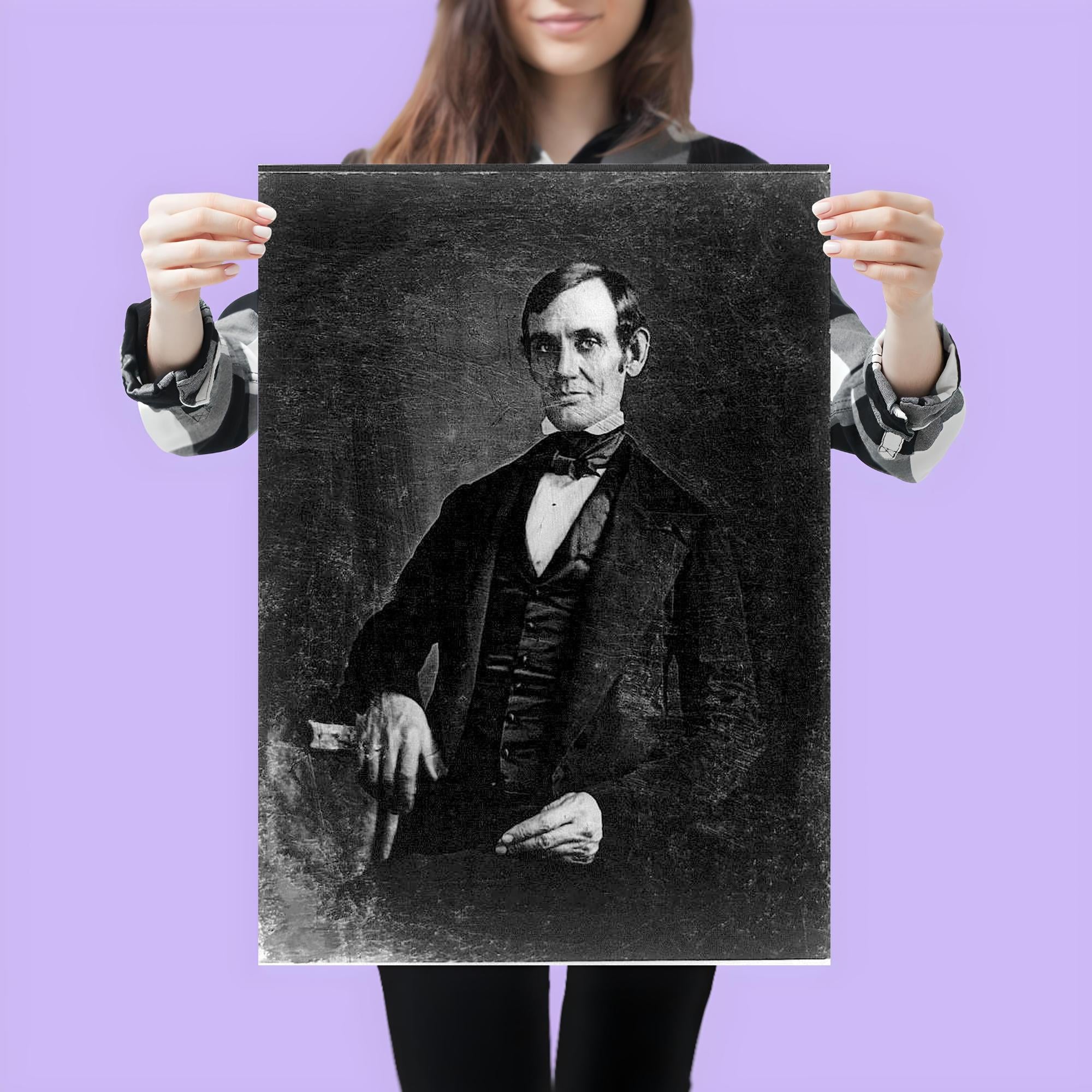 Congressman-Elect Abraham Lincoln, Daguerreotype, 1846 poster 3