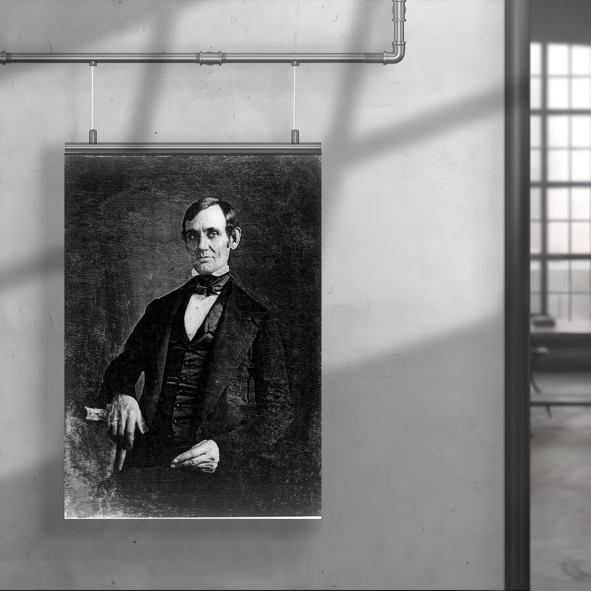 Congressman-Elect Abraham Lincoln, Daguerreotype, 1846 poster 4