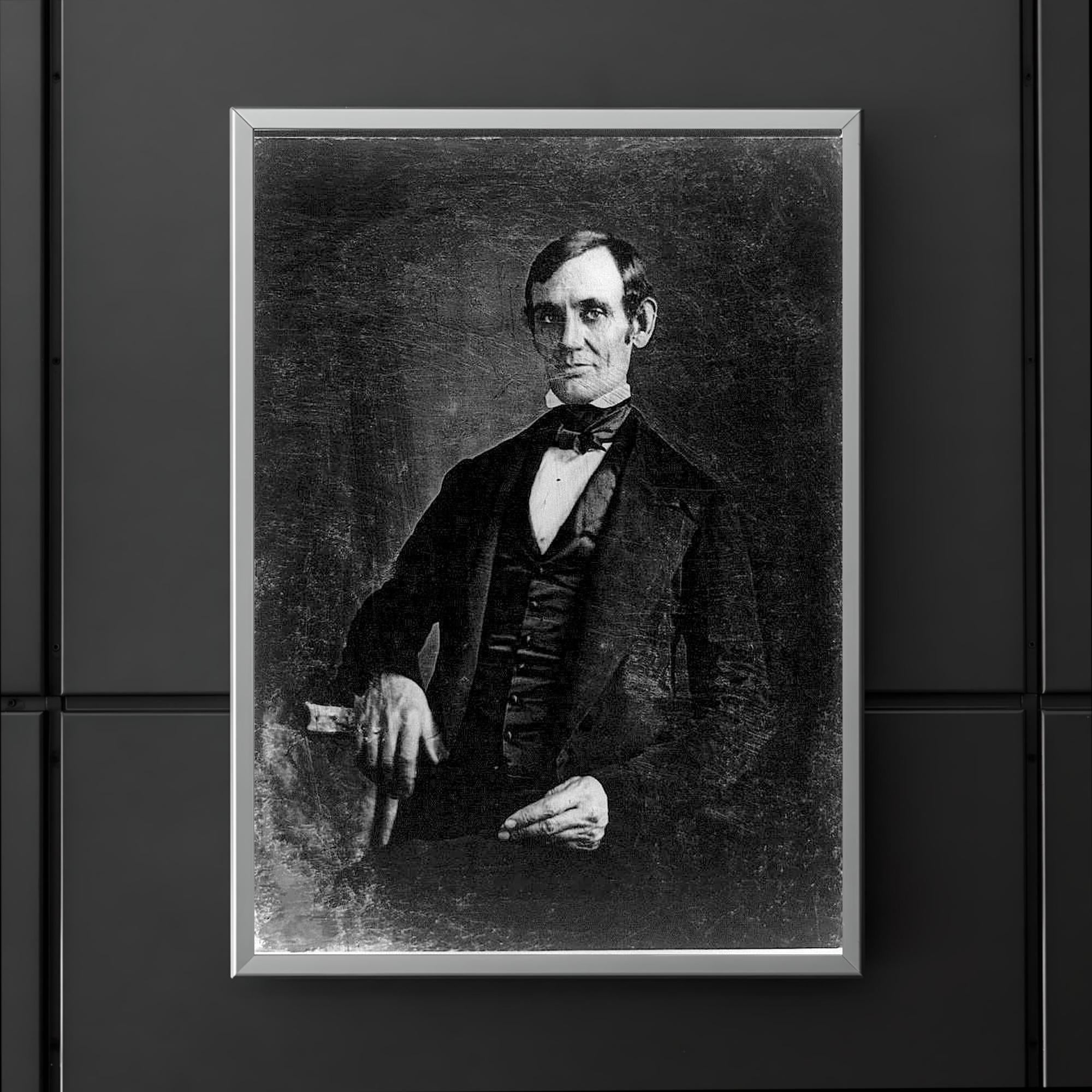 Congressman-Elect Abraham Lincoln, Daguerreotype, 1846 poster 5