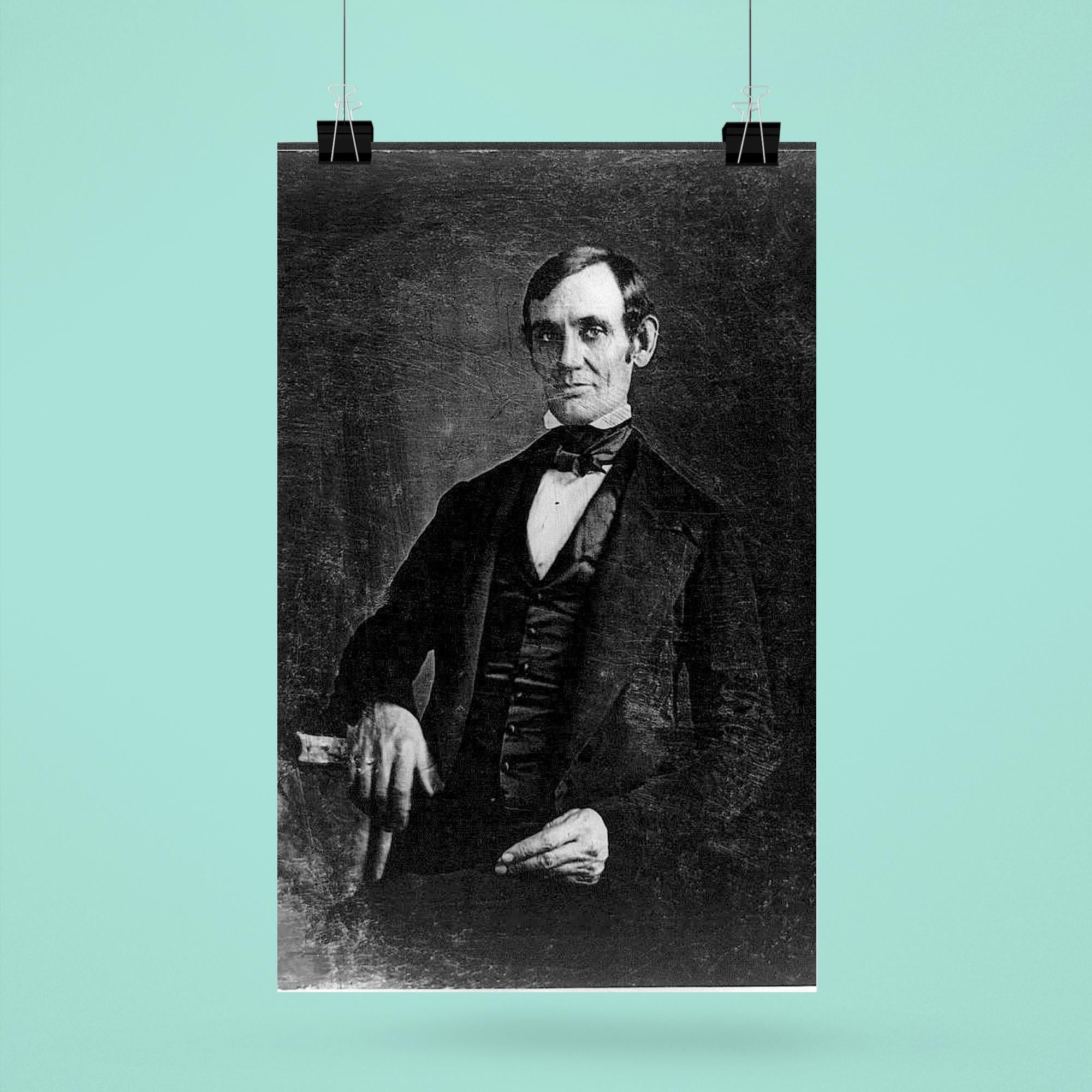 Congressman-Elect Abraham Lincoln, Daguerreotype, 1846 poster 6