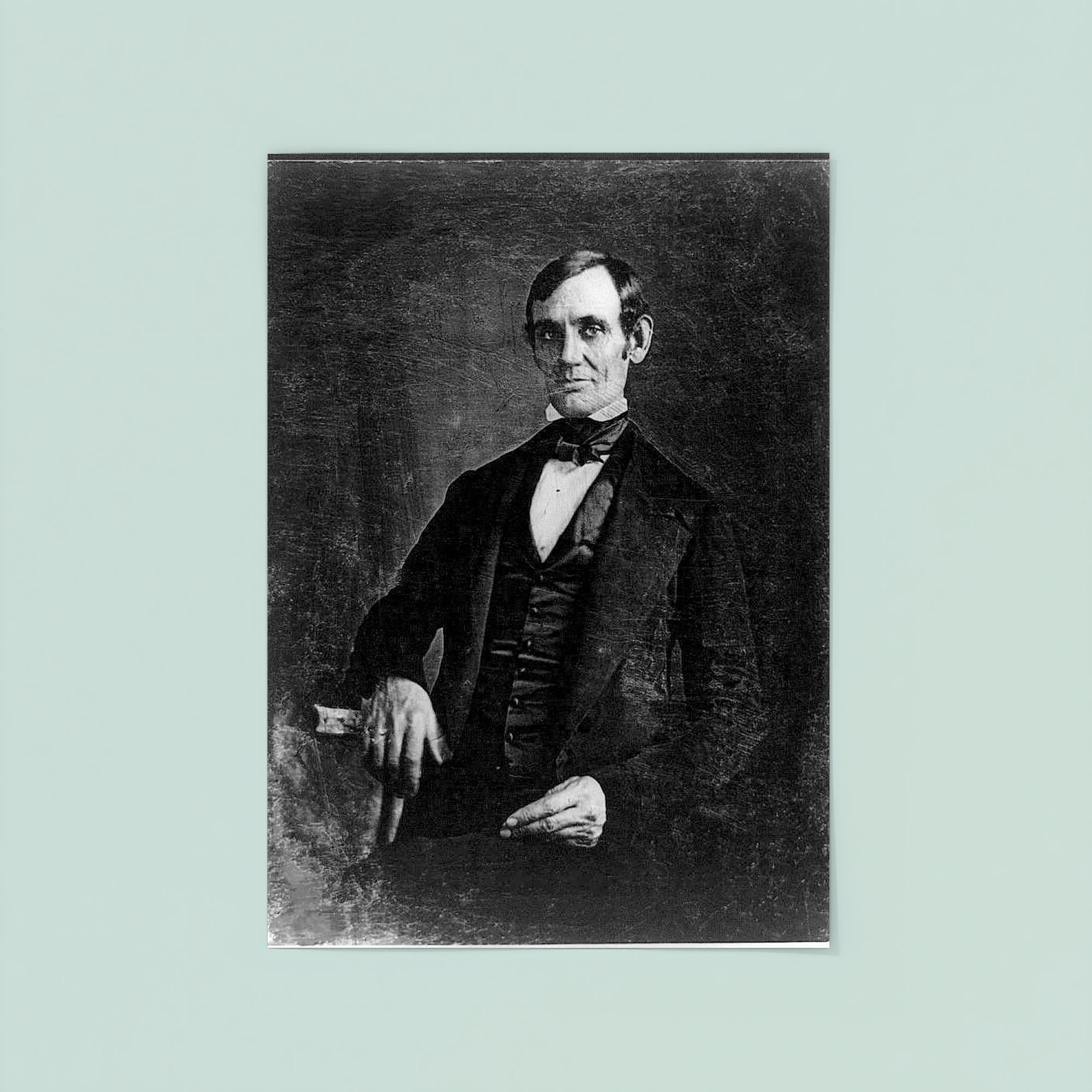 Congressman-Elect Abraham Lincoln, Daguerreotype, 1846 poster 8