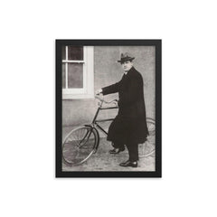 Michael Collins framed print on a plain backdrop in size 12"x16".