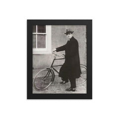 Michael Collins framed print on a plain backdrop in size 8"x10".