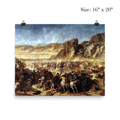 Retreat of the Ten Thousand at the Battle of Cunaxa by Jean-Adrien Guignet, c. 1843 poster 2