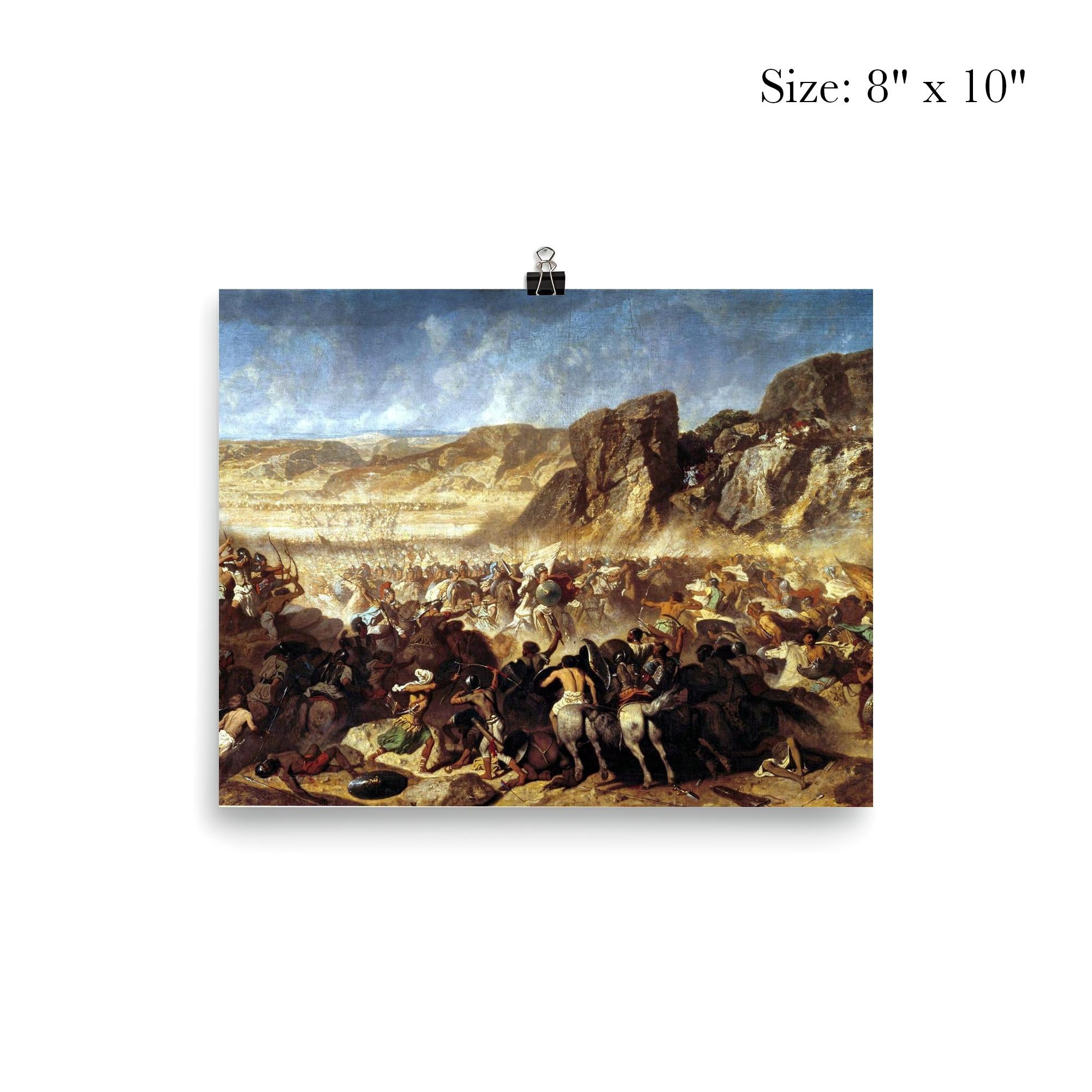 Retreat of the Ten Thousand at the Battle of Cunaxa by Jean-Adrien Guignet, c. 1843 poster 4