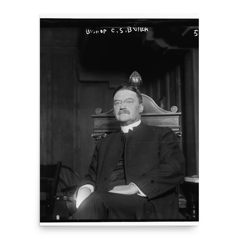 Charles Sumner Burch poster print, in size 18x24 inches.