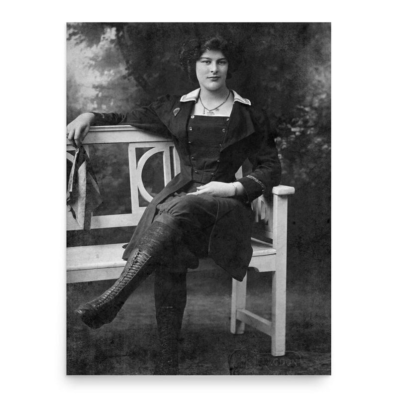 Dolly Shepherd poster print, in size 18x24 inches.