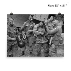 101st Airborne Division's Filthy Thirteen Preparing to Parachute into France, D-Day, June 6, 1944 poster 5