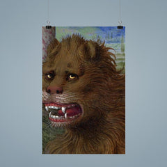 16th-century painting of Lion from Grandes Heures Anne de Bretagne Saint Marc poster 9