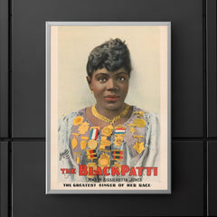 1899 poster of The Black Patti, Mme M Sissieretta Jones poster 5