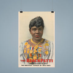 1899 poster of The Black Patti, Mme M Sissieretta Jones poster 9