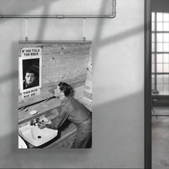 "If You Talk Too Much, This Man May Die - WWII Mirror" poster 4