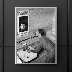 "If You Talk Too Much, This Man May Die - WWII Mirror" poster 5