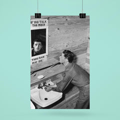 "If You Talk Too Much, This Man May Die - WWII Mirror" poster 6