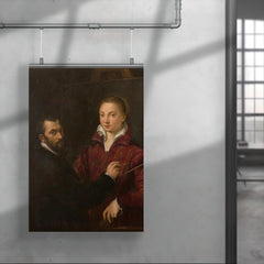 'Bernardino Campi Painting Sofonisba Anguissola' by Sofonisba Anguissola, 1559 poster 4