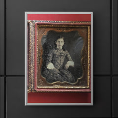 6th Plate Daguerreotype in Full Case with Fabulous Dress poster 5