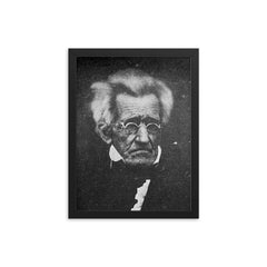 78-Year-Old Andrew Jackson, 1845 framed print on a plain backdrop in size 12"x16".