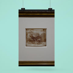 A Barouche Parked in the North Courtyard of Lacock Abbey by William Henry Fox Talbot, April 1844 poster 6