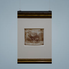 A Barouche Parked in the North Courtyard of Lacock Abbey by William Henry Fox Talbot, April 1844 poster 9