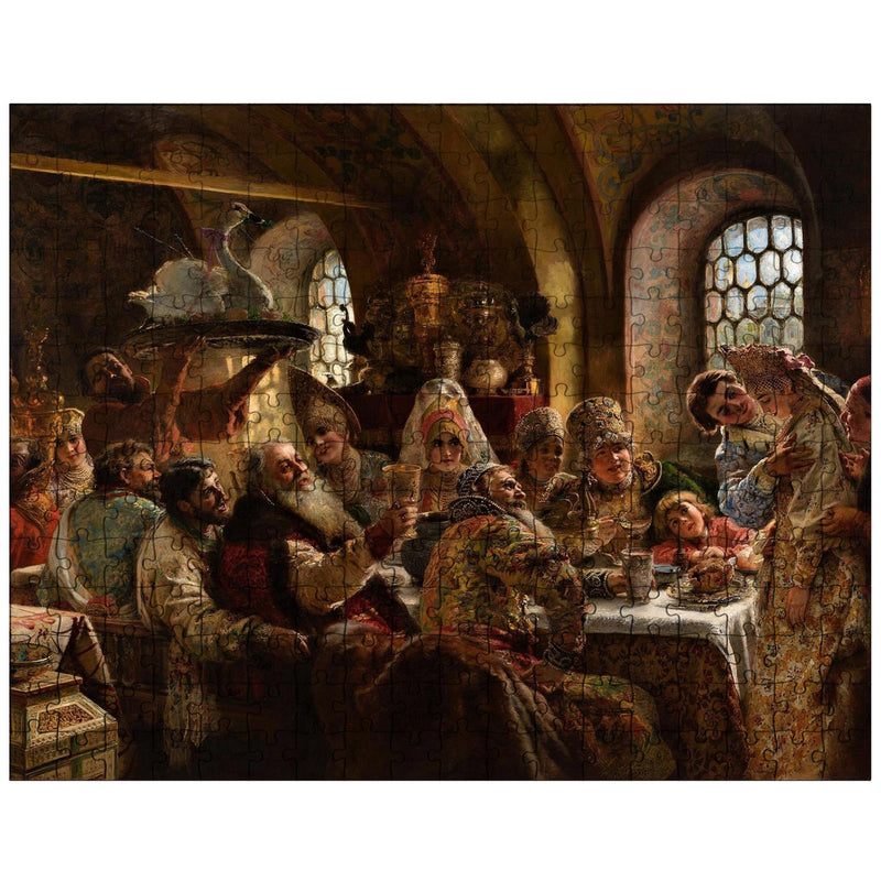 A Boyar Wedding Feast by Konstantin Makovsky jigsaw puzzle