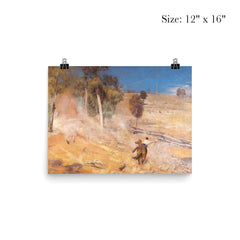 A Break Away by Tom Roberts, 1891 poster 3