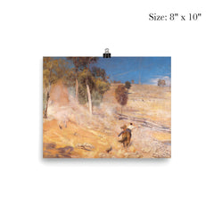 A Break Away by Tom Roberts, 1891 poster 4