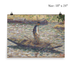 A Fisherman by Georges Seurat poster 5