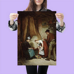 A French Cobbler by Adolf von Becker poster 3