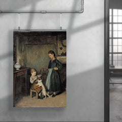 A French Interior by Adolf von Becker poster 4