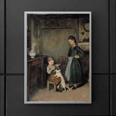 A French Interior by Adolf von Becker poster 5