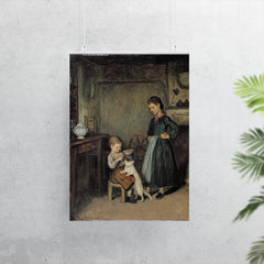 A French Interior by Adolf von Becker poster 7