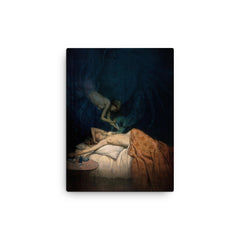 A Giant Claw by Richard Tennant Cooper canvas print on a plain backdrop in size 12"x16".