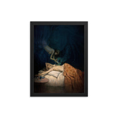 A Giant Claw by Richard Tennant Cooper framed print on a plain backdrop in size 12"x16".