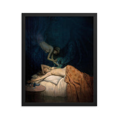 A Giant Claw by Richard Tennant Cooper framed print on a plain backdrop in size 16"x20".