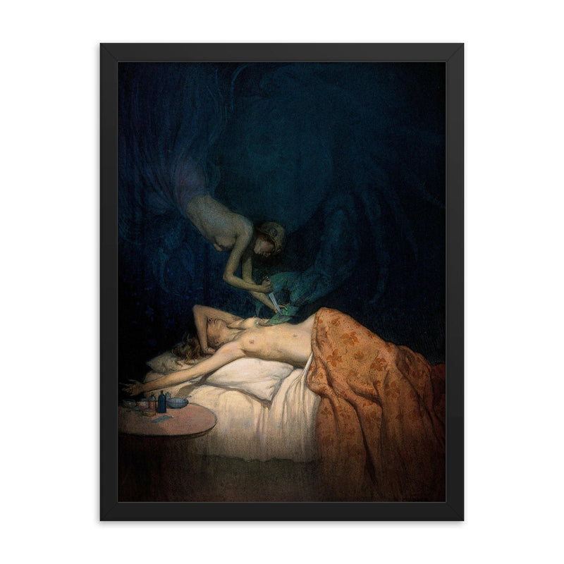 A Giant Claw by Richard Tennant Cooper framed print on a plain backdrop in size 18