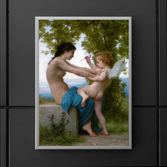 A Girl Defending Herself against Eros by William-Adolphe Bouguereau poster 5