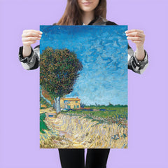 A Lane Near Arles by Vincent van Gogh, 1888 poster 3