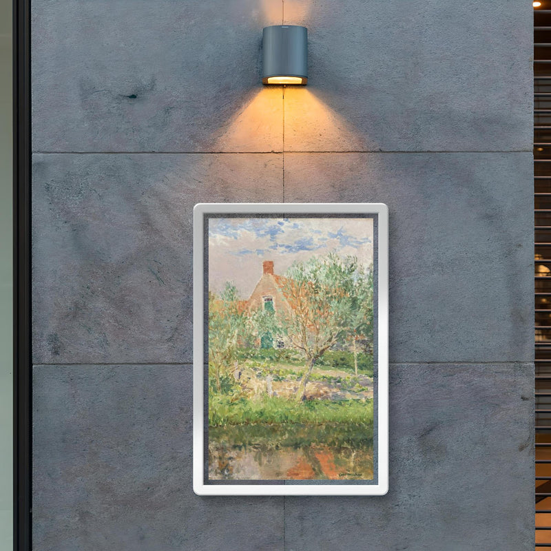 A Little House in Egmond by Gari Melchers poster 2