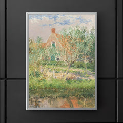 A Little House in Egmond by Gari Melchers poster 5