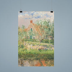 A Little House in Egmond by Gari Melchers poster 9