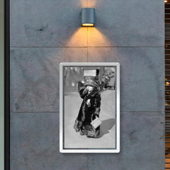 A midget flapper girl wearing the latest flapper fashions and smoking a cigarette, Washington, DC 1924 poster 2