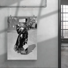 A midget flapper girl wearing the latest flapper fashions and smoking a cigarette, Washington, DC 1924 poster 4