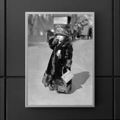 A midget flapper girl wearing the latest flapper fashions and smoking a cigarette, Washington, DC 1924 poster 5