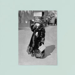 A midget flapper girl wearing the latest flapper fashions and smoking a cigarette, Washington, DC 1924 poster 8