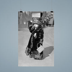 A midget flapper girl wearing the latest flapper fashions and smoking a cigarette, Washington, DC 1924 poster 9