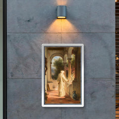 A Monk Walking Through a Monastery Near Florence by Erich Correns, 1874 poster 2