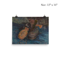 A Pair of Boots by Vincent van Gogh, 1887 poster 3
