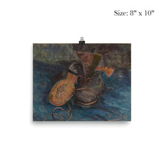 A Pair of Boots by Vincent van Gogh, 1887 poster 4