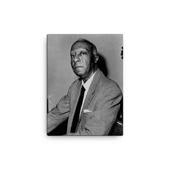 A Philip Randolph canvas print on a plain backdrop in size 12"x16".